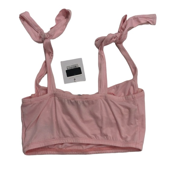 Women’s Adika Pink Tie Buster Crop Top Size Small - Picture 3 of 5